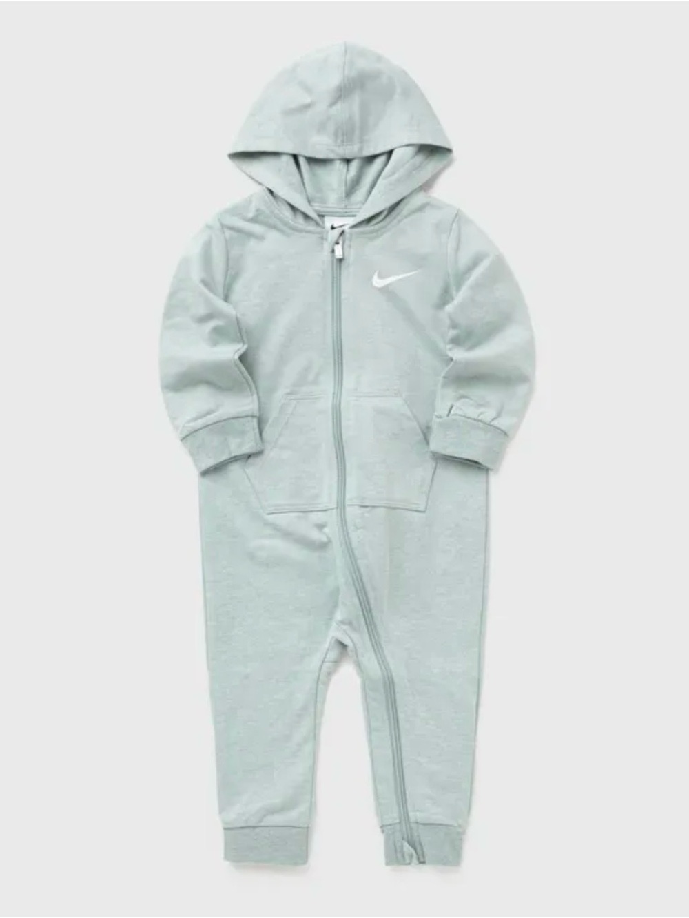 Nike Baby Essentials Hooded Coverall Full Zip Mica Green 9M